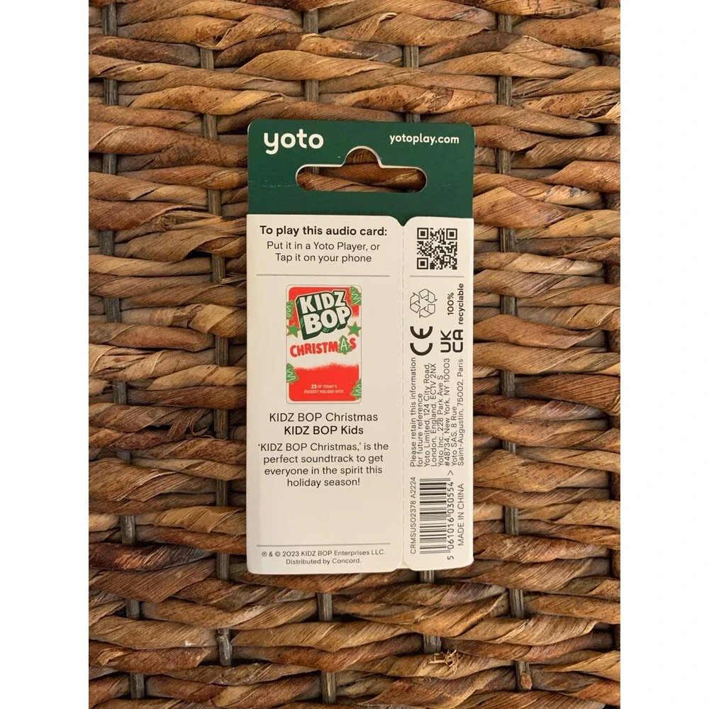 Yoto Card Kidz Bop Christmas